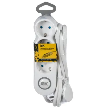 Удлинитель бытовой У03В 3 места 2P+PE/3м 3х1.5мм2 16А/250В UNO