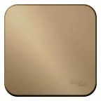 Выключатель одноклавишный наружный BLАNCА (cх.1) с самовозвратом, с изолирующей пластиной, 10А, титан