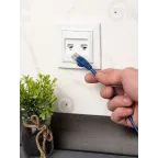 Розетка Минск RJ-45+Phone СП белая