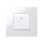 Выключатель однополюсный с подсветкой, 10А 250В, S27, белый