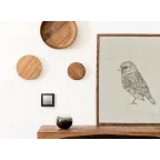 Выключатель одноклавишный, в рамку, алюминий