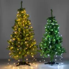 Елочная гирлянда с кольцом, 7 нитей по 1,5 метра, цвет диодов белый, не соединяется | 235-075 | NEON-NIGHT