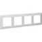 Valena LIFE Рамка 4 поста белая универсальная