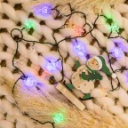 Гирлянда светодиодная "Кубики" 20 LED МУЛЬТИКОЛОР 2,8 метра с контроллером | 303-061 | NEON-NIGHT