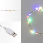 Гирлянда Роса 2 м, 20 диодов, USB, цвет RGB | 315-959 | NEON-NIGHT