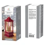 Декоративный фонарь с эффектом снегопада и подсветкой "Дед Мороз", ТЕПЛЫЙ БЕЛЫЙ | 501-062 | NEON-NIGHT