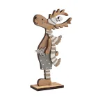 Деревянная фигурка «Рождественский Олень» Синий 10,5*4*18 см | 504-005 | NEON-NIGHT