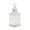 Декоративный фонарь с росой, белый корпус, размер 10,7х10,7х23,5 см, цвет теплый белый | 513-050 | NEON-NIGHT