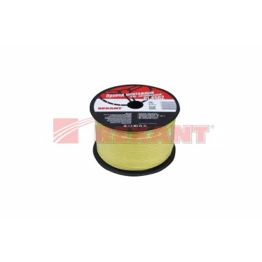 Провод ПГВА 1х0.75 мм2, желтый, бухта 100 м,