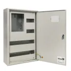 Щит учетно-распределительный навесной ЩРУн-3/48о IP31 однодверный с окном 630х400х160