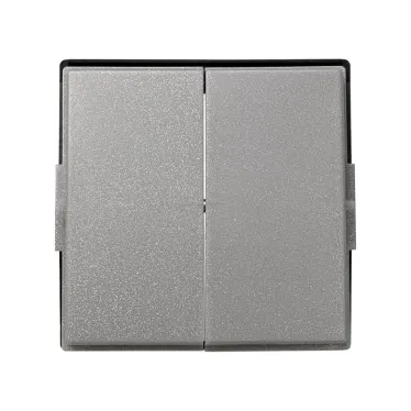 Клавиша двойная, Scudo, серый