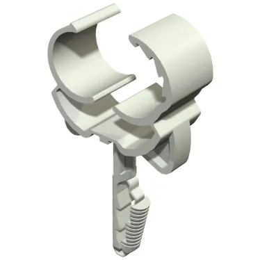 Трубный зажим SNAP 22,5-28,5mm на защелке с дюбедем