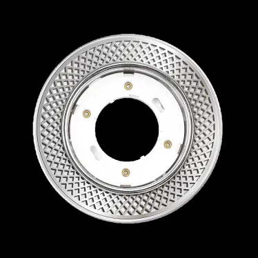 Светильник светодиодный ДВО-15W встраиваемый под лампу GX53 декоративный с доп. подсветкой MN23 хром без лампы