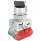 Переключатель ПЕ-22 правый без фиксации 2 положения I-O стандартная ручка 1НО+1НЗ 220В