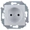 Розетка 2P, 16А, 250В, винтовой зажим, алюминий