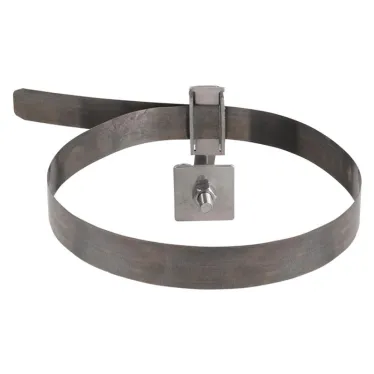 Держатель для труб универсальный D-(0-200) мм CZ полоса нерж. cталь PROxima