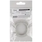 Кольцо для патрона E27, пластик, белое (100/1000/9000)