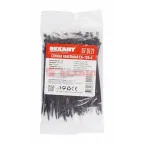 Хомут-стяжка кабельная нейлоновая 120x2,5 мм, черная, упаковка 100 шт, REXANT