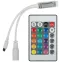 Контроллер мини для светодиодной ленты с ИК пультом RGBController-12/24V-72/144W-IP20-IR ЭРА