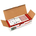 Клемма винтовая JXB- 6мм.кв красная