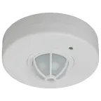 Датчик движения белый макс. нагрузка 1200Вт угол обзора 180-360гр дальность 12м MD 017