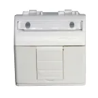 BRAVA Адаптер для информационныx разъемов Keystone 2 модуля белый