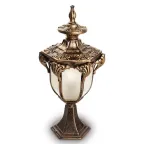 Светильник НТУ-60w на постамент Е27 IP44 черное золото