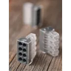 Клемма строительно-монтажная СМК модель 108 8 отверстий 1.0-2.5мм2(50шт) PROxima