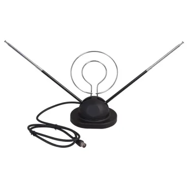 ТВ антенна комнатная телескопическая на подставке Усы (модель RX-105),