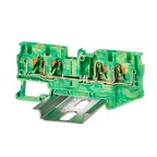 Клемма заземления, зажим push-in, 4 точки подключения, 4 кв.мм