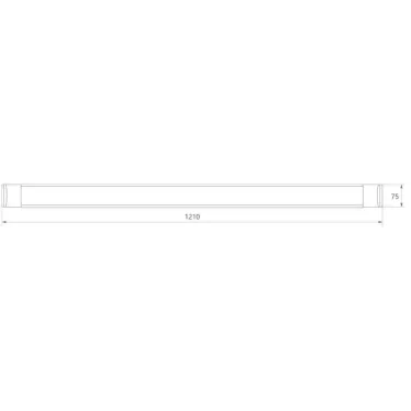 Светильник светодиодный ДПО-36вт 4500К 3600Лм IP40 металл (аналог ЛПО-2х36)