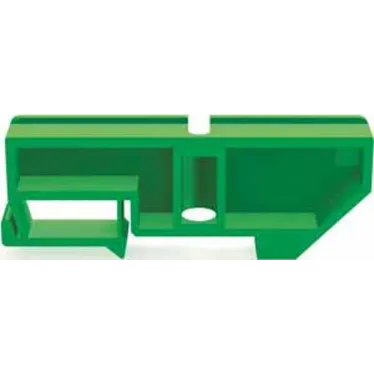 Изолятор нулевой шины 35мм зеленый