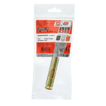 Болт анкерный 16х111 с гайкой (1шт)