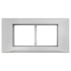 Рамка+суппорт на 4 модуля (2 поста) C-Line