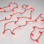Светодиодная гирлянда ARD-STRING-CLASSIC-10000-RED-100LED-MILK-STD Red (230V, 7W) (Ardecoled, IP65) | 028210 | Arlight