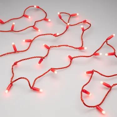 Светодиодная гирлянда ARD-STRING-CLASSIC-10000-RED-100LED-MILK-STD Red (230V, 7W) (Ardecoled, IP65) | 028210 | Arlight