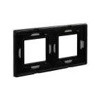 Рамка из натурального стекла, ''Avanti'', светло-серая, 4 модуля