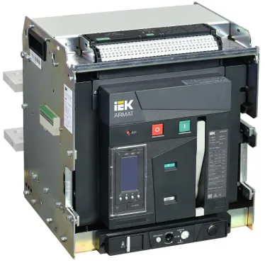 Выключатель автоматический воздушный ARMAT выдвижного исполнения 3P F 85кА 4000А расцепитель TY с комплектом аксессуаров 220В: мотор привод катушка включения катушка отключения