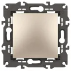 Переключатель, 10АХ-250В, Эра Elegance, шампань,14-1103-04