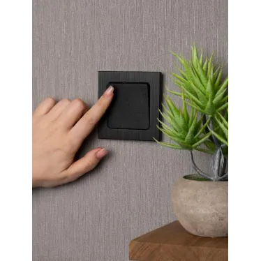 Стокгольм Механизм Выключателя 1-кл. 10А черный