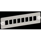 Панель для восьми оптических адаптеров SC/LC-Duplex в 19' кросс