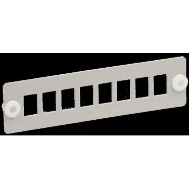 Панель для восьми оптических адаптеров SC/LC-Duplex в 19' кросс