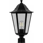 Светильник НТУ-60w на трубу Е27 IP44 черный