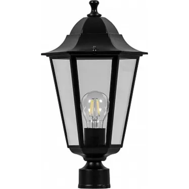 Светильник НТУ-60w на трубу Е27 IP44 черный