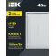 Светильник светодиодный ДВО 6571-P 45Вт 4000К 595х595х20 призма IEK