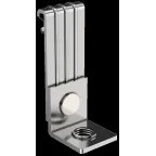 Зажим балочный верт. 1-5мм с отгибом и резьбой М6 HDZ