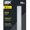 Светильник светодиодный ДВО 6568-P 36Вт 6500К 1200х180х20 призма IEK