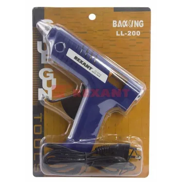 Пистолет клеевой, 60 Вт, диаметр 11 мм, с кнопкой