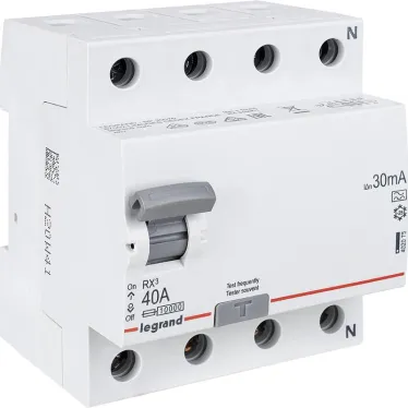 ВДТ RX3 - 4П - 40 А - тип A - 30 мА - 4 модуля