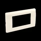 BRAVA Рамка 4 модуля бежевая RAL9001